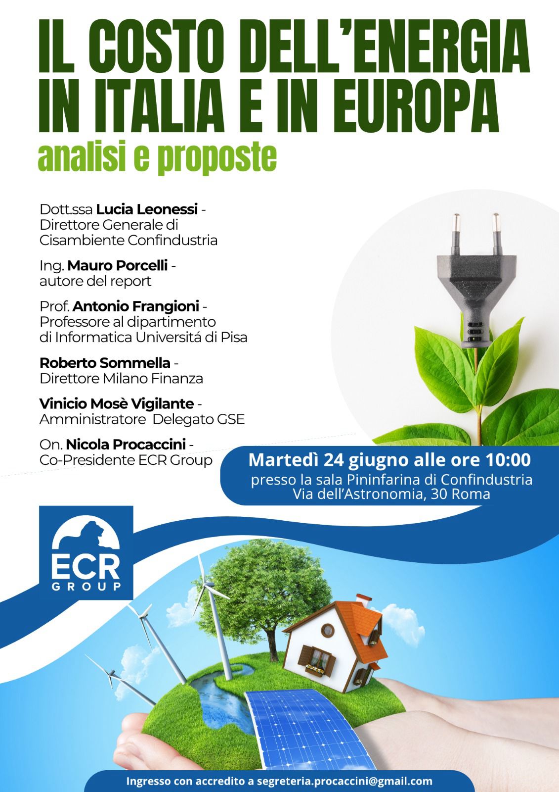 Il costo dell'energia in Italia e in Europa - Analisi e proposte